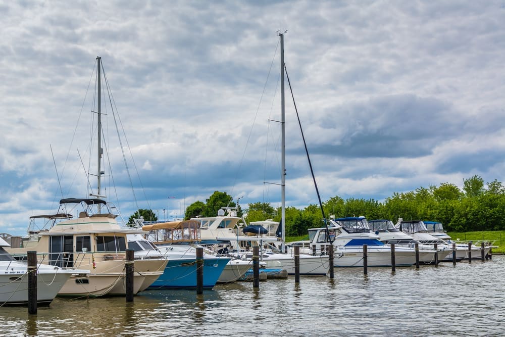 Marina in Havre De Grace, Maryland