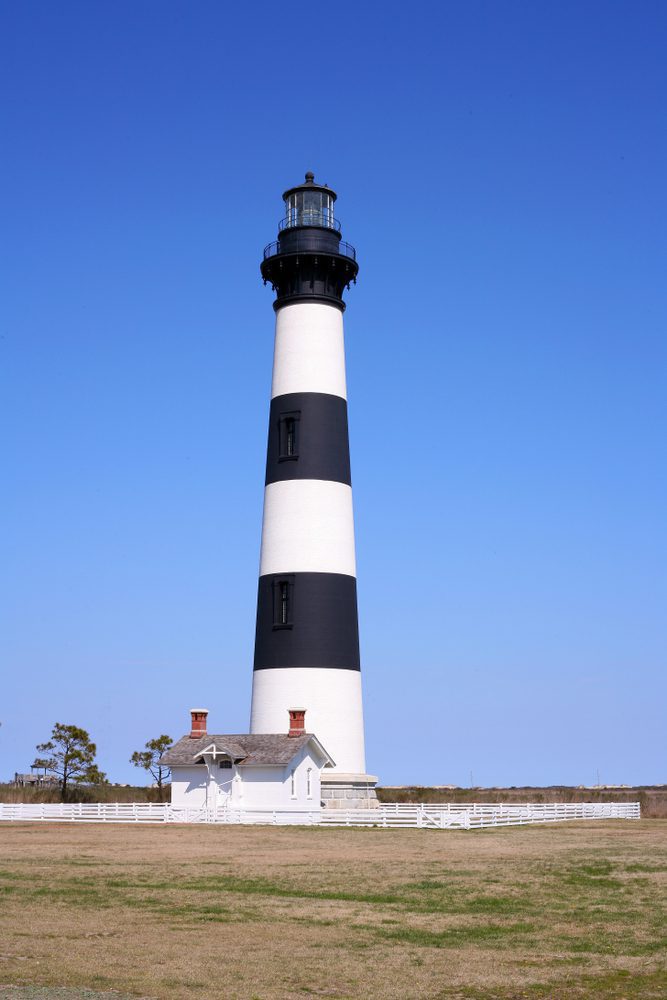 Lighthouse in Outer Banks, NC. Boat AC Services in North and South Carolina.